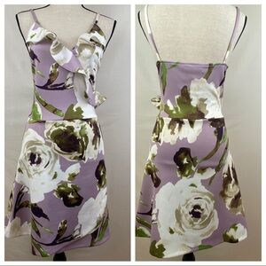 NWOT Love..ady Lavender Floral Dress. Sz M.
